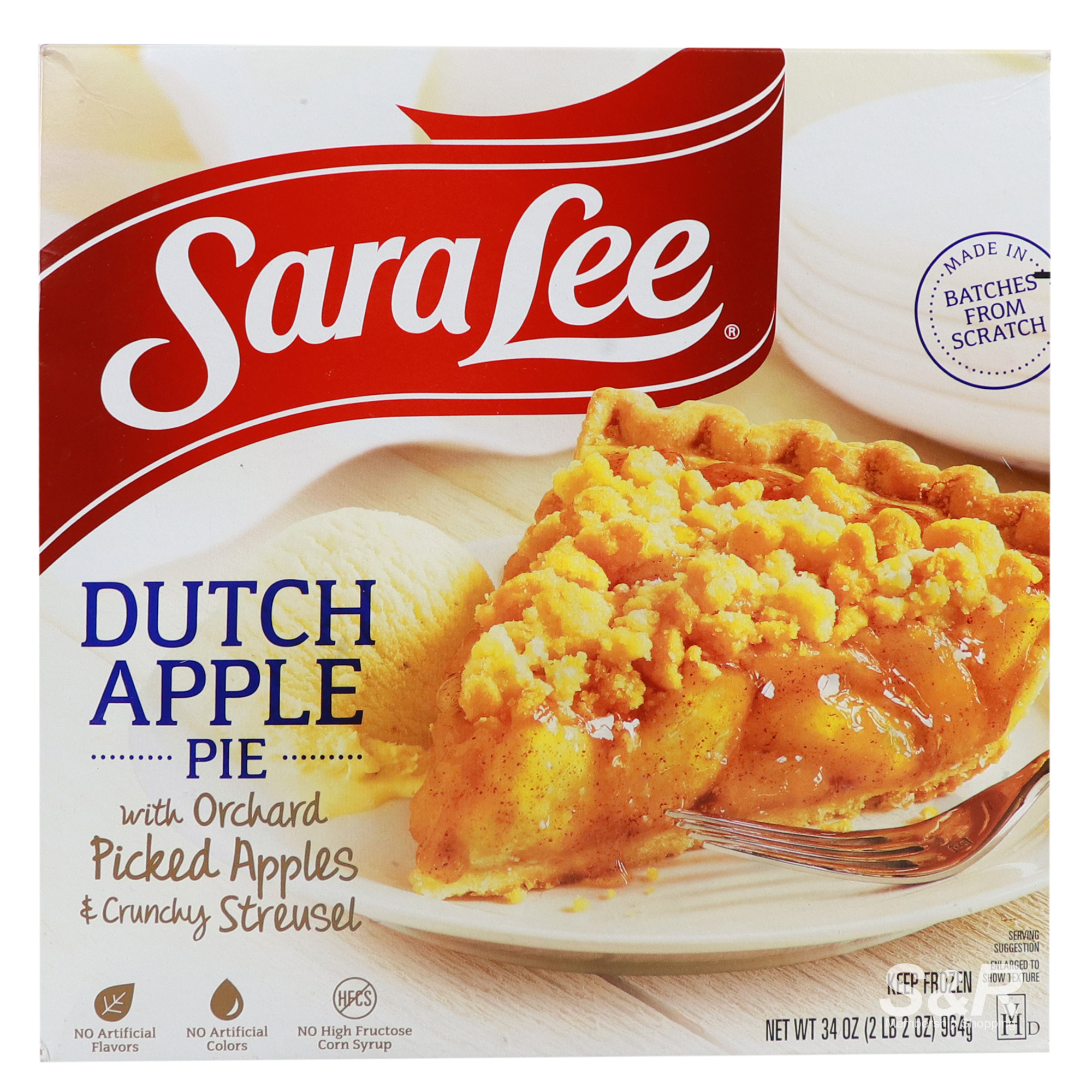 Sara Lee Dutch Apple Pie with Orchard Picked Apples 964g Sara Lee Dutch Apple Pie with Orchard Picked Apples 964g